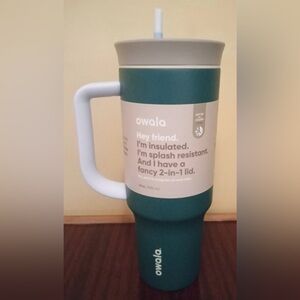 Owala 40oz Tumbler w Tiny Flaws ~ Serene Evergreen